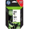HP HP 301 original Ink cartridge Combo 2-Pack Standard Capacity Black and Colour cartridge