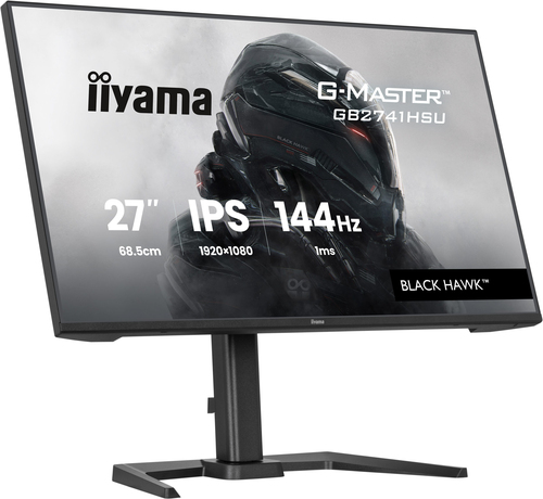 Ecran PC - Gamer - 27 pouces - 144Hz - 1920x1080 - FHD - Plat - 1 ms - FreeSync - Adaptive Sync - LED IPS / PLS - Display Port - HDMI - USB - 16/9 - Noir - écran non tactile - Avec pivot - Compatible VESA - Haut-parleurs intégrés