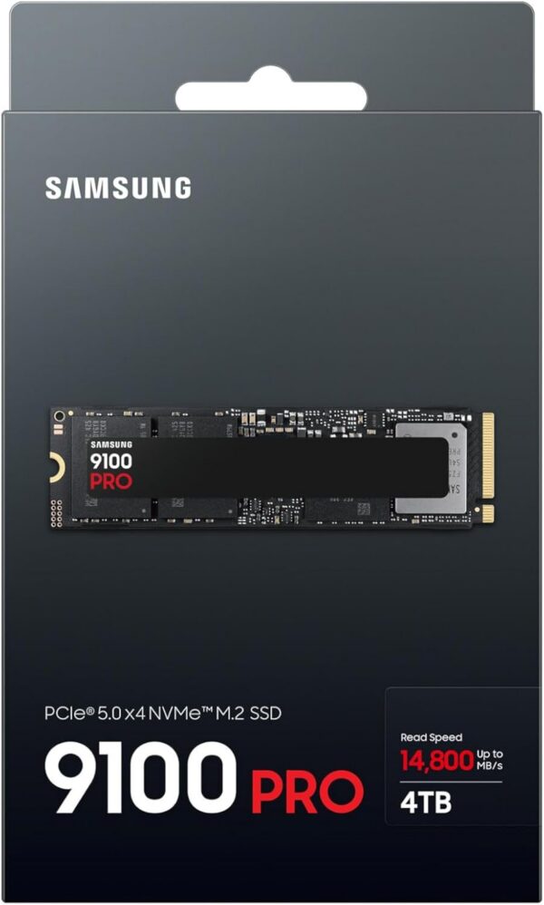 61ErsG6nVCL._AC_SL1500_ Samsung SSD Interne 9100 PRO NVMe M.2 Pcle 5.0, SSD Interne, Capacité 4To