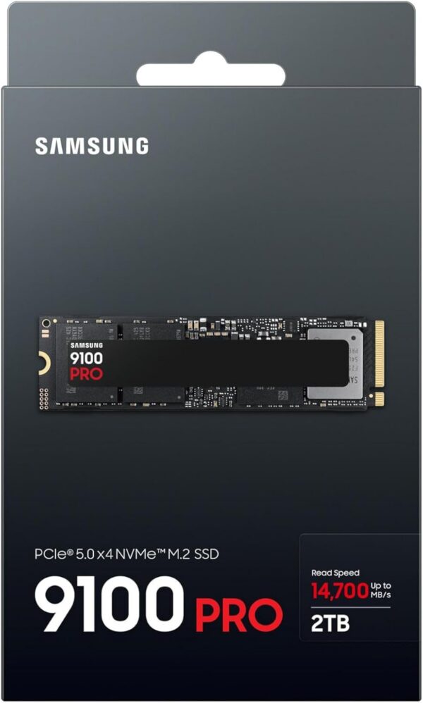 61sqohJAG8L._AC_SL1500_ Samsung SSD Interne 9100 PRO NVMe M.2 Pcle 5.0, SSD Interne, Capacité 2 To
