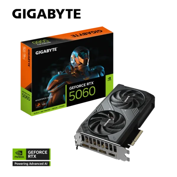 Carte Graphique Gigabyte GeForce RTX 5060 Windforce OC