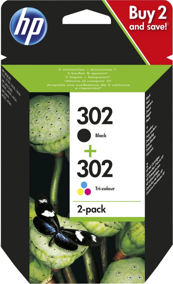 HP INC. HP 302 Pack Black/TriColor ink - NEXIUSONE HP INC. HP 302 Pack Black/TriColor ink