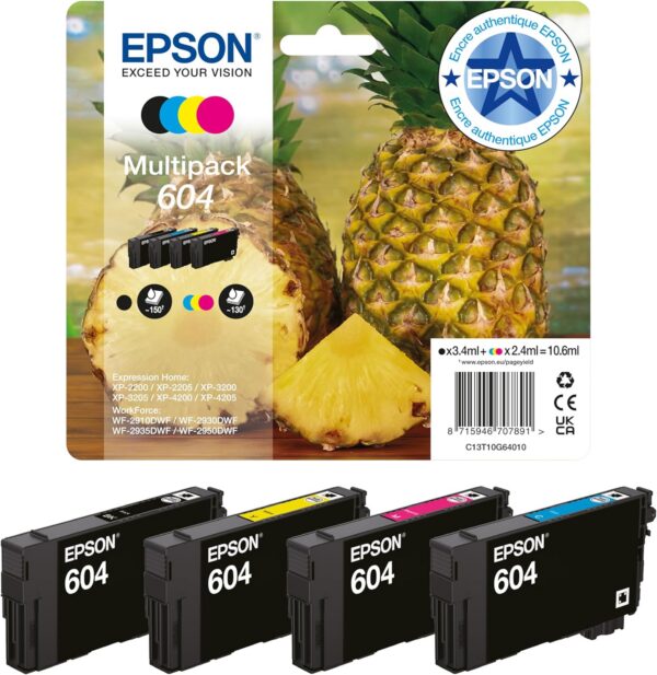 EPSON 604 1LB Multipack 4colours 604 Ink w/s
