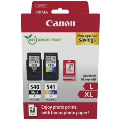 CANON Canon Pack Encre & Papier - PG-540/CL-541 Cartouches noir CANON Canon Pack Encre & Papier - PG-540/CL-541 Cartouches noir