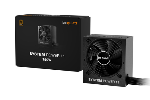 a55c5355-efbc-430f-9a21-e39ed785f986 Be Quiet - ATX 750W - 80+ Bronze - System Power 11 Noir