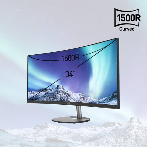 MSI Pro MP341CQ 34" WQHD/CURVE/100Hz/VA/1ms/FreeSync