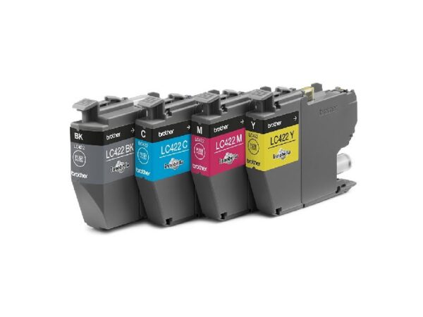 BROTHER Pack 4 cartouches LC422VAL Noir, Cyan, Magenta, Jaune 4x550p