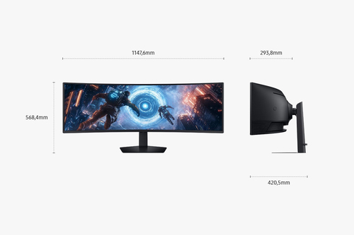 Odyssey G9 49" CURVE DQHD/144Hz/1ms/VA/HDR/FSPPro