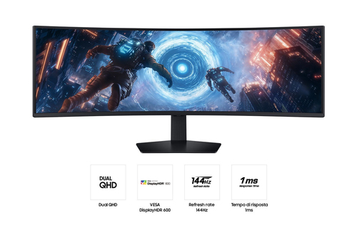Odyssey G9 49" CURVE DQHD/144Hz/1ms/VA/HDR/FSPPro