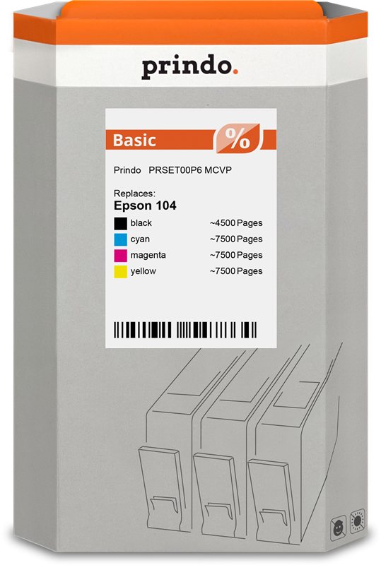 PRINDO PRINDO EPSON 104 Multipack 5-colours Compatible (PRINDO)