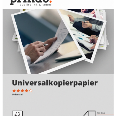 PRINDO Bloc 5x500 pages blanches PRINDO A4 - 2500pages