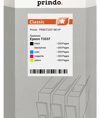PRINDO PRINDO - EPSON 33 4LB Multipack 5-colours Compatible