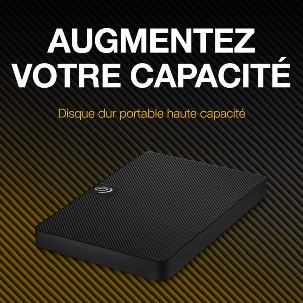 Seagate - Disque Dur externe Seagate Expansion Portable - 1To/2To/4To (Noir)
