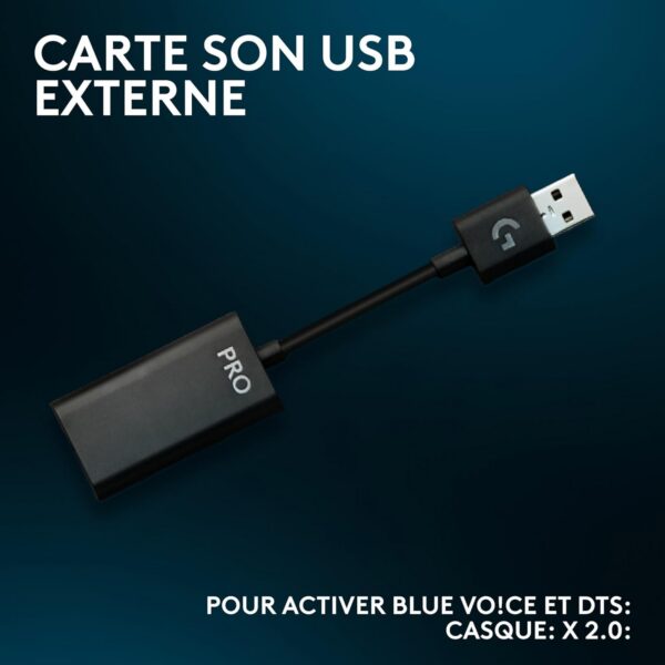 Logitech Logitech - Logitech G Pro X Gaming Headset Noir