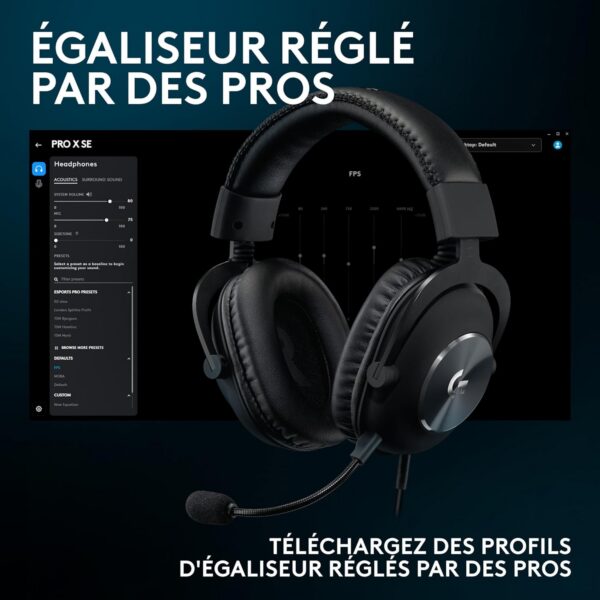 Logitech Logitech - Logitech G Pro X Gaming Headset Noir