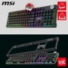 Clavier Gamer mécanique (Red Switch) MSI Forge GK320 RGB (Noir)