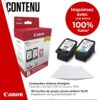 Canon PG-575+CL-576 Noir(e) / Plusieurs couleurs / Blanc Value Pack + 10x15 cm Fotopapier 50 Blatt