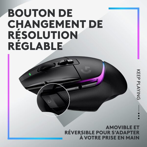 Logitech - Souris sans fil Logitech G502 X Plus RGB (Noir)