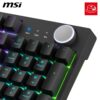 Clavier Gamer mécanique (Red Switch) MSI Forge GK320 RGB (Noir)