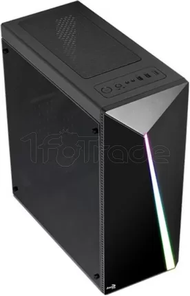 AeroCool - Boitier Moyen Tour ATX AeroCool Shard Tempered Glass RGB avec panneau vitré