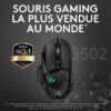 Souris filaire Logitech G502 Hero RGB (Noir)