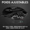 Souris filaire Logitech G502 Hero RGB (Noir)