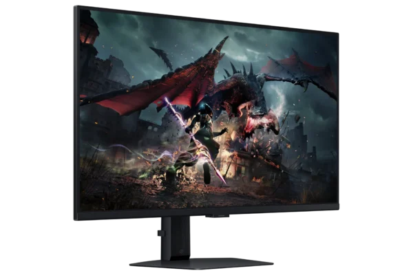 Ecran 32'' Samsung Gaming Odyssey G5 Noir WQHD 2560x1440 IPS 1ms 350cd/m² 180Hz HDMI DisplayPort Pivot Orientable LS32DG500EUXEN