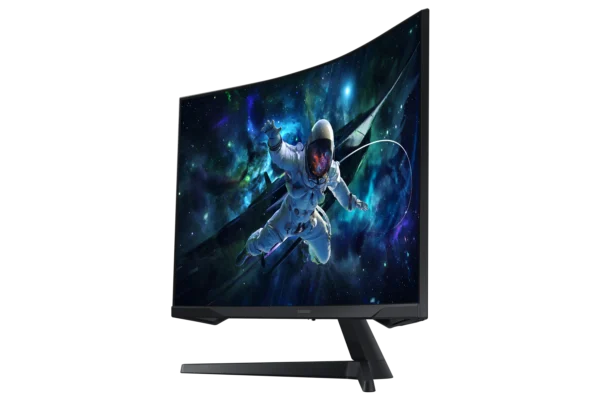 Ecran 32'' Samsung Gaming Odyssey G55C Noir QHD 2560x1440 165Hz Incurvé 1000R 1ms VA 300cd/m² 2500:1 HDR10 HDMI Displayport Pied Ajustable en Inclinaison
