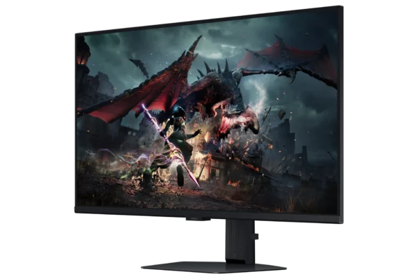 Ecran 32'' Samsung Gaming Odyssey G5 Noir WQHD 2560x1440 IPS 1ms 350cd/m² 180Hz HDMI DisplayPort Pivot Orientable LS32DG500EUXEN