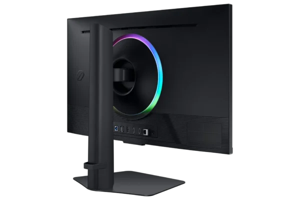 Ecran 27'' Samsung Gaming ODYSSEY G7 Noir IPS 144Hz 1ms 3840X2160 350 cd/m² 2xHDMI DP 2xUSB LAN HPs Smart TV Pied reglable en hauteur Inclinable Pivotable
