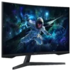 Ecran 32'' Samsung Gaming Odyssey G55C Noir QHD 2560x1440 165Hz Incurvé 1000R 1ms VA 300cd/m² 2500:1 HDR10 HDMI Displayport Pied Ajustable en Inclinaison