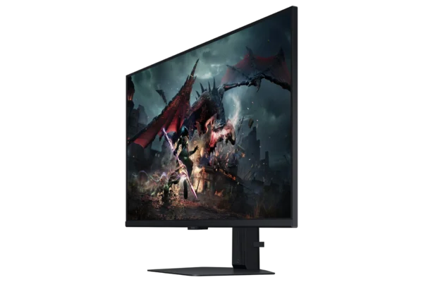 Ecran 32'' Samsung Gaming Odyssey G5 Noir WQHD 2560x1440 IPS 1ms 350cd/m² 180Hz HDMI DisplayPort Pivot Orientable LS32DG500EUXEN