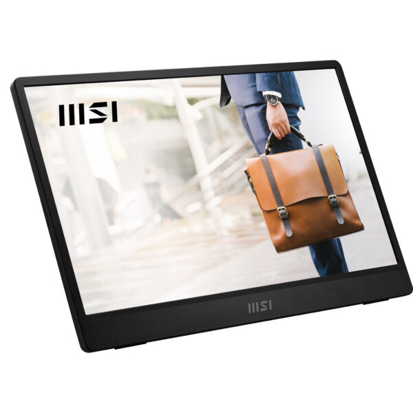 2d59ab1efdb150ce7f399638913cf5e4 MSI Pro MP161 E2 Moniteur portable Noir 39,6 cm (15.6") LED 1920 x 1080 pixels