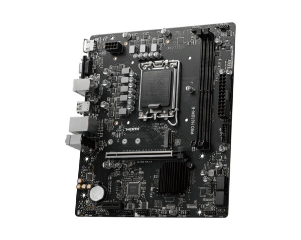 3736429963c84ac0a237686c9a25a7ae4aa6bf20 MSI PRO H610M-E carte mère Intel H610 LGA 1700 micro ATX