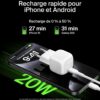 Belkin BoostCharge Chargeur USB-C Rapide Cubic, Prise