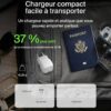 Belkin BoostCharge Chargeur USB-C Rapide Cubic, Prise