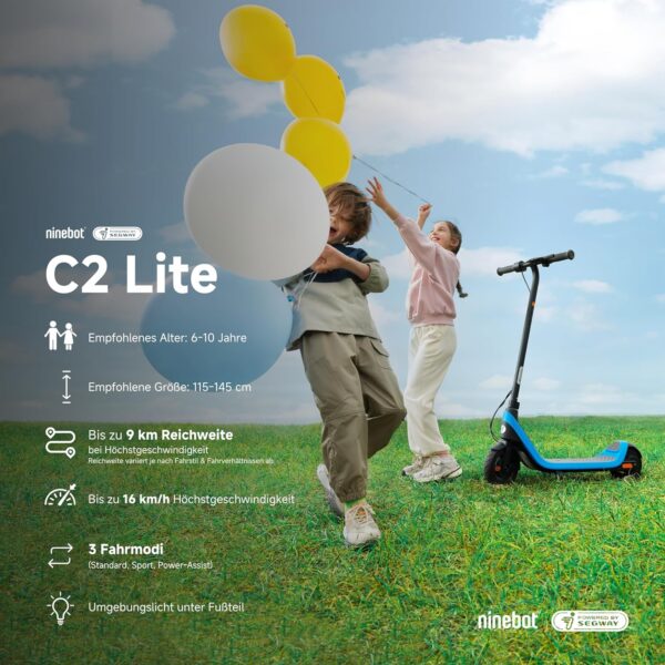 Segway C2 Lite - Ninebot C2 Lite - trottinette électrique