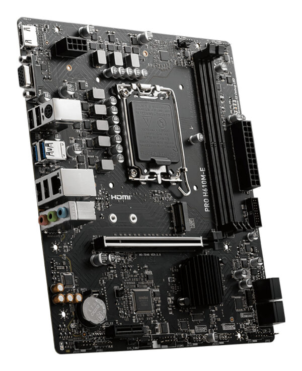 9634e0dcac99bfff11b4ee25c8c79531c294c1f9 MSI PRO H610M-E carte mère Intel H610 LGA 1700 micro ATX
