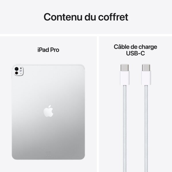 Apple iPad Pro M5 13 pouces 256 Go Wi‑Fi Argent