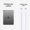 Apple iPad Air M4 11 pouces Wi-Fi 128 Go Gris Sidéral