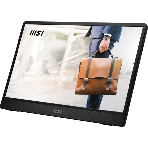 a7f675e96a05cd59eb0abdc234242f13 MSI Pro MP161 E2 Moniteur portable Noir 39,6 cm (15.6") LED 1920 x 1080 pixels
