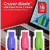 SanDisk Cruzer Blade 16 Go - Lot de 3 clés USB