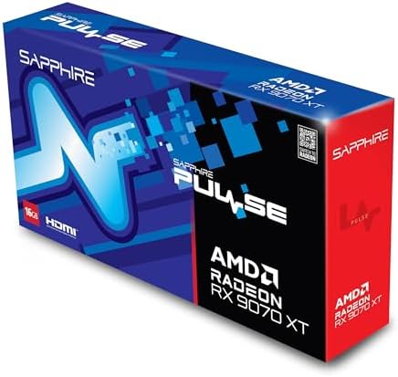 Sapphire Pulse AMD Radeon RX 9070 XT Gaming 16GB