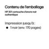 HP 301 cartouche d'encre noire authentique CH561EE