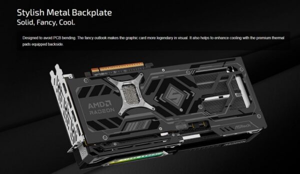 Carte graphique Radeon RX 9070 XT Steel Legend Dark