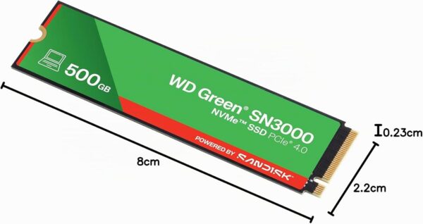 61QTvz3eJmL._AC_SL1500_ WD Green SN3000 WDS500G4G0E SSD NVMe 500 Go