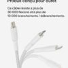 Belkin BoostCharge CAB004bt1MWH câble USB-C vers USB-C