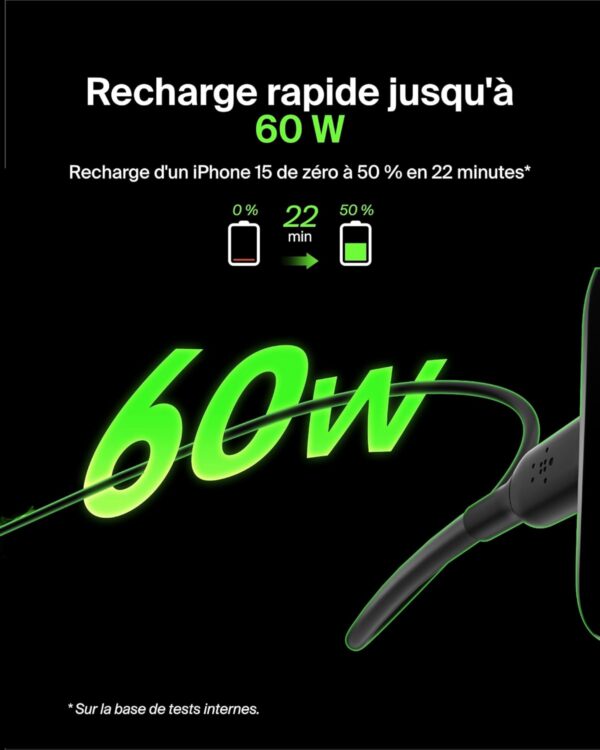Belkin BoostCharge câble USB-C vers USB-C 1 m noir