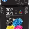 HP HP 302/304 Combo Noir/Trois couleurs - NEXIUSONE HP HP 302/304 Combo Noir/Trois couleurs