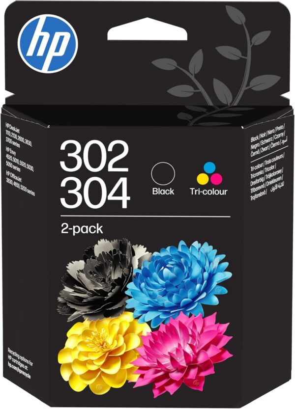 HP HP 302/304 Combo Noir/Trois couleurs - NEXIUSONE HP HP 302/304 Combo Noir/Trois couleurs